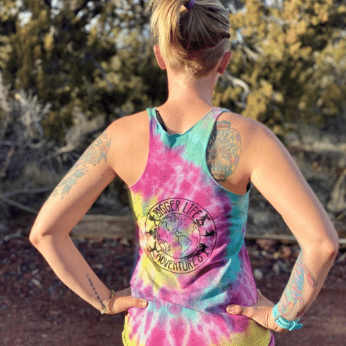 Bigger Life Adventures Tie-Dyed Tanks and Tee Shirts!