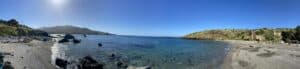 Gorgeous beach panorama at Two Harbors, Catalina.