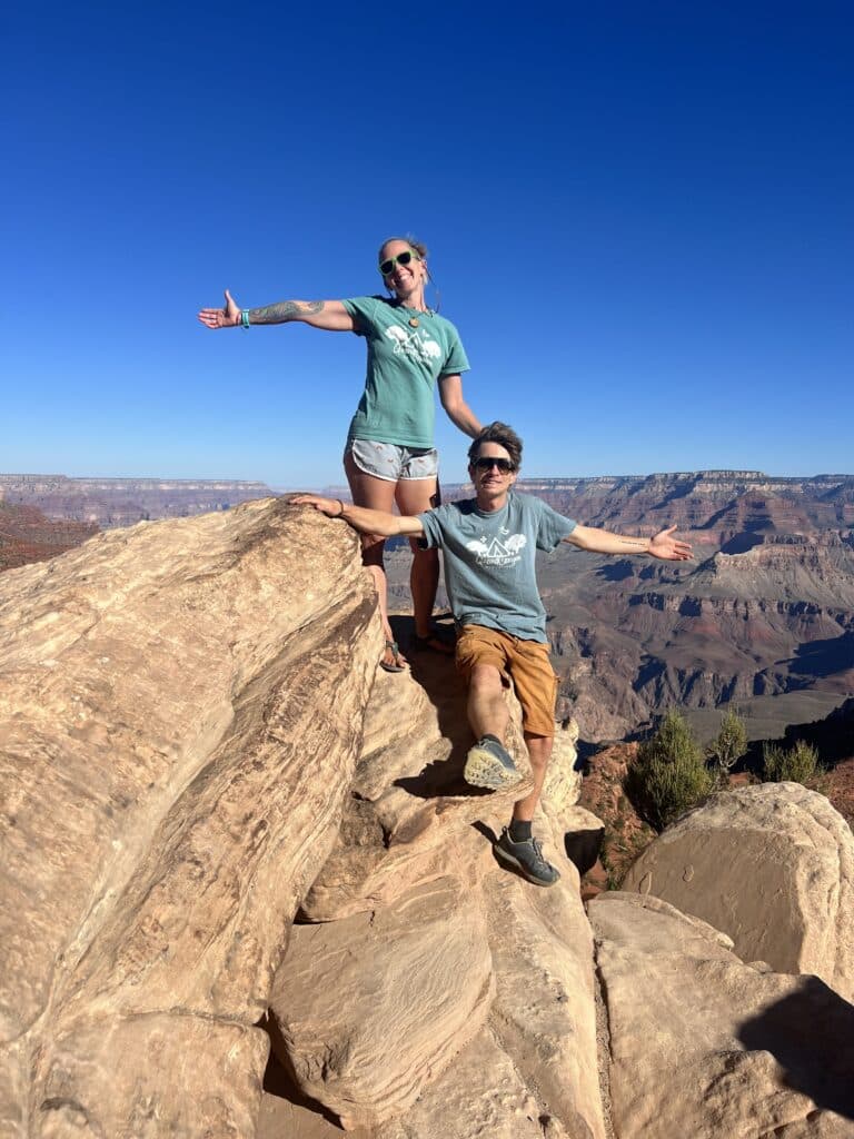 Carrie and Zach, Grand Canyon hiking guides