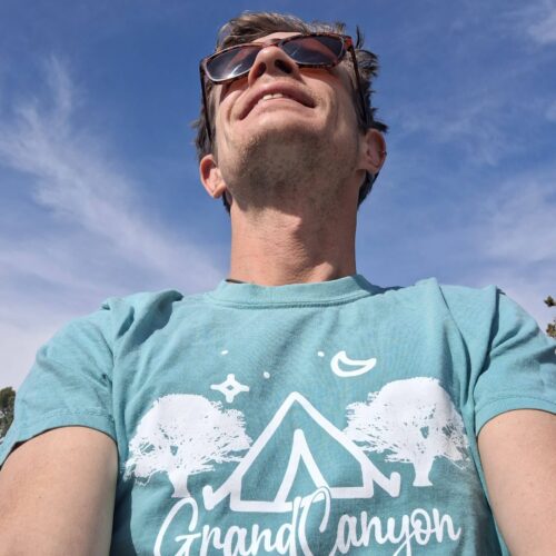 grand canyon eco retreat t-shirt