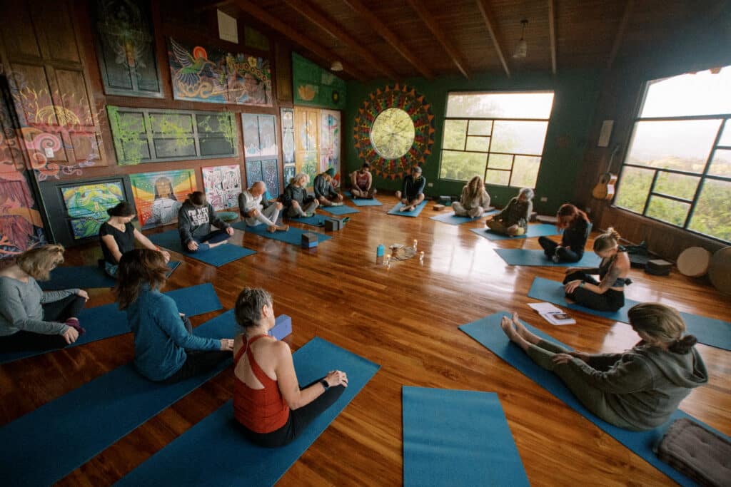 Finca Camino Nuevo yoga shala in Monteverde, Costa Rica