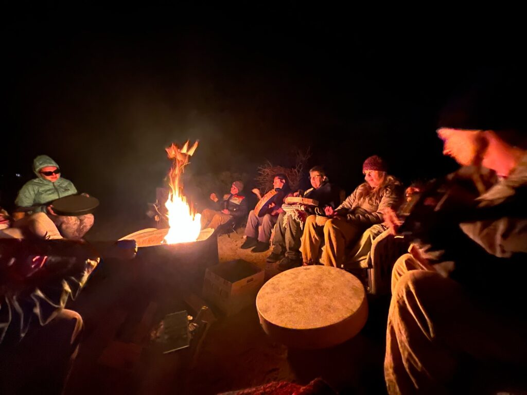 campfire retreat vibes