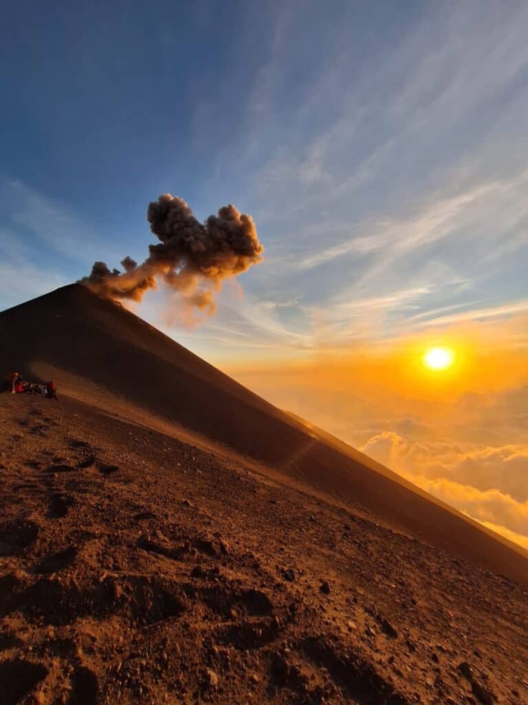 volcano hike in guatemala. incredible adventure experience