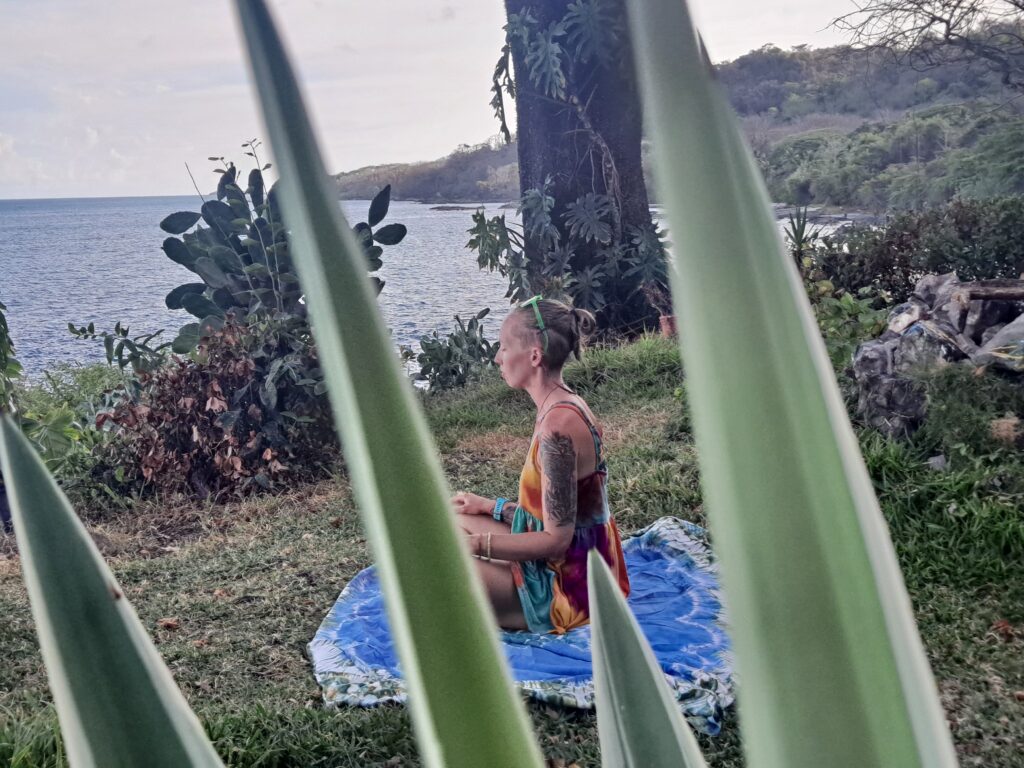 practicing mantra in meditation