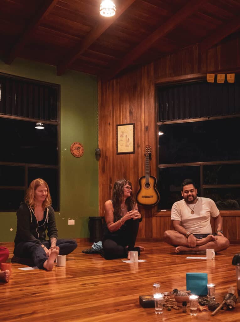 Cacao ceremony yoga retreat